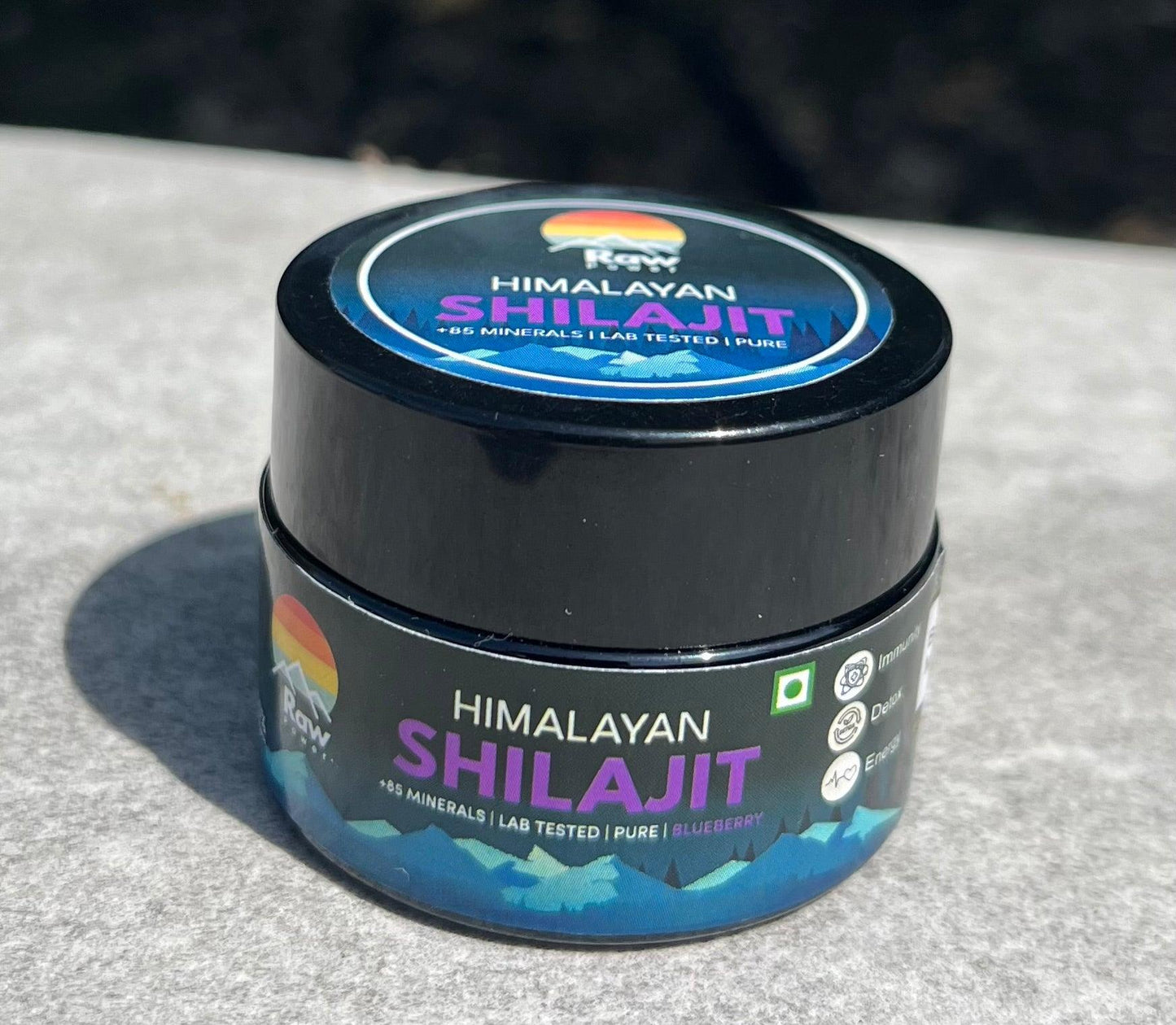 Raw Power Fulvic Acid | Pure Himalayan Shilajit | BLUEBERRY - Raw Power